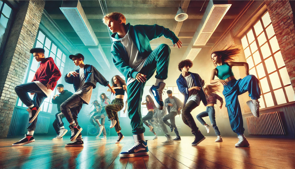 KI Plakat Hip Hop 14 J Real grün_ImgID1