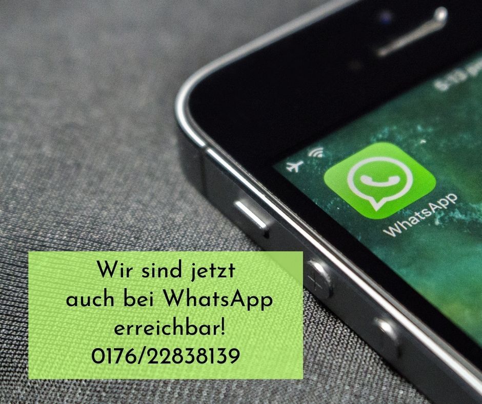 Wir sind jetzt auch bei WhatsApp erreichbar!